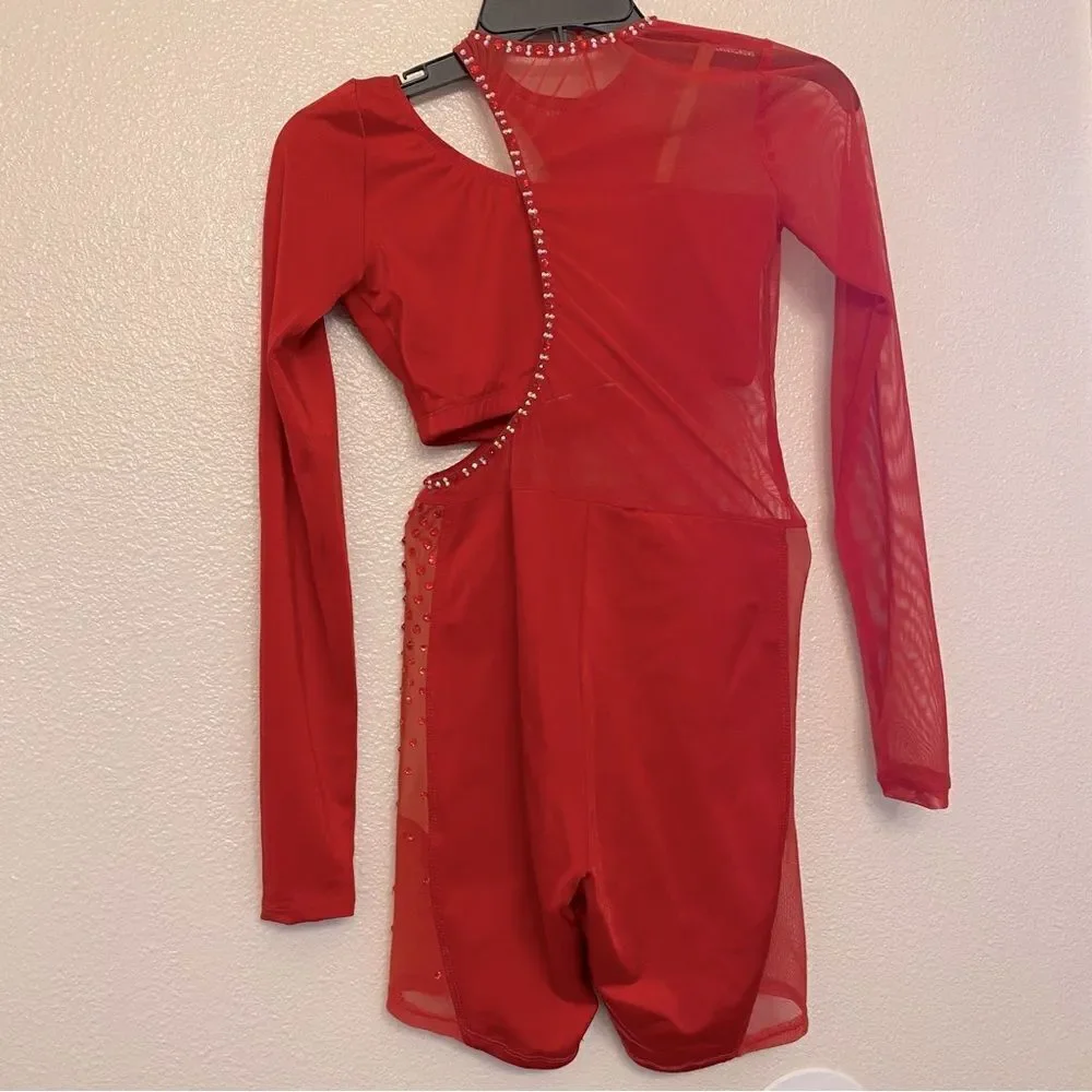 The Line up solo dance costume custom CARLSBAD contemporary biketard jazz SA